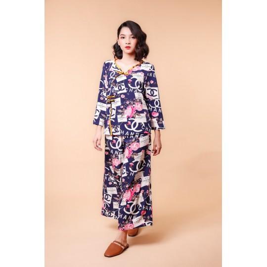 SET ĐỒ BỘ IN LỤA 100D
