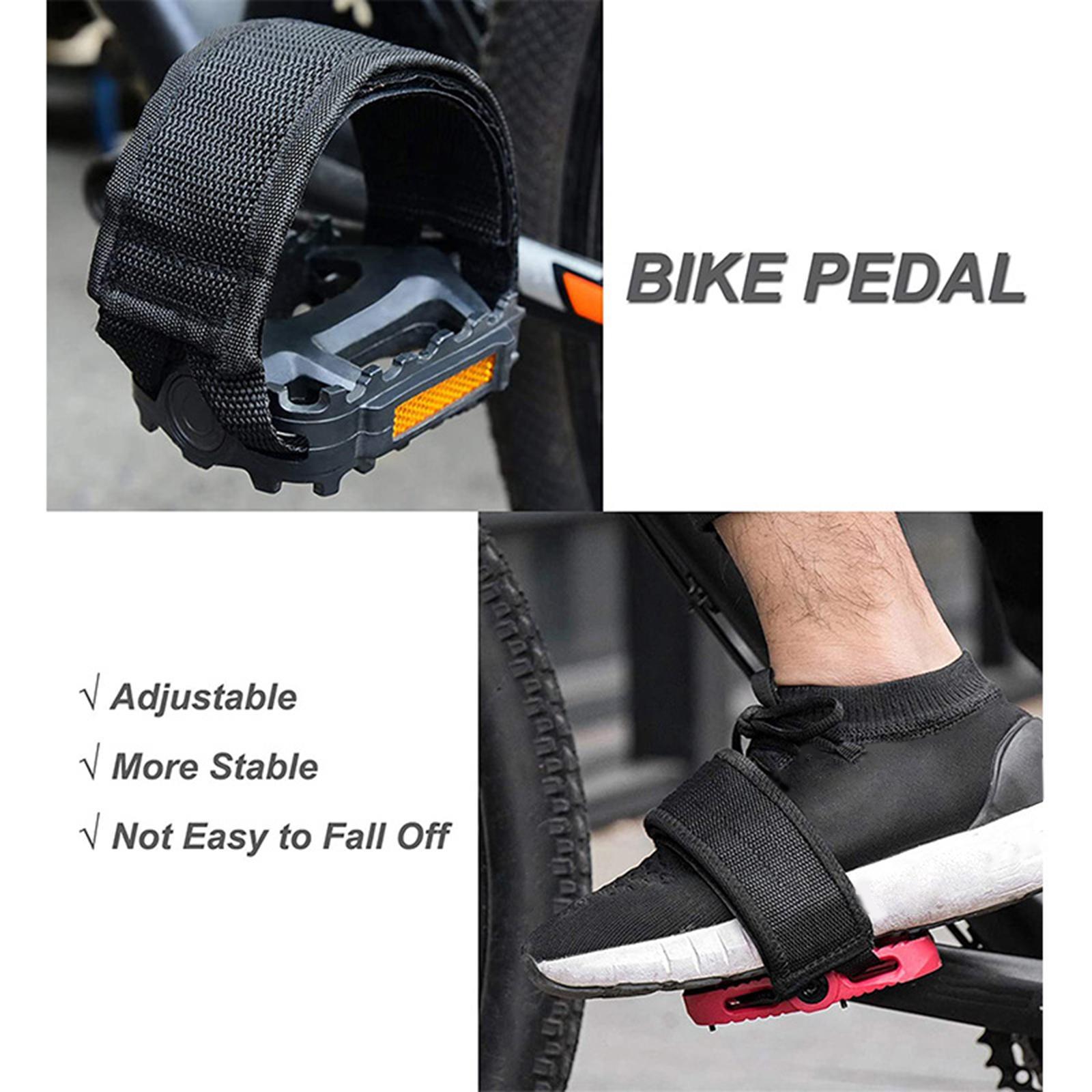 Bike Pedal Straps Belt Universal for Fixed Gear Stationary Exercise Bike