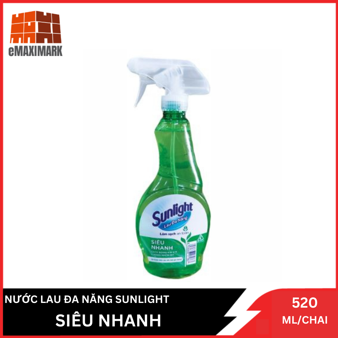 NƯỚC LAU ĐA NĂNG SUNLIGHT SIÊU NHANH 520ML