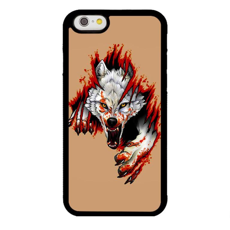 Ốp lưng dành cho điện thoại Iphone 6 Sói Cào