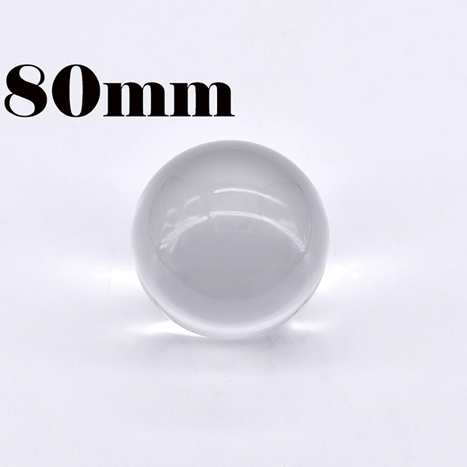 Camera Sphere Decoration Photography Fittings Orb Multifunctional Centerpiece Clear Round Crystal Ball Transparent Decorative Ball