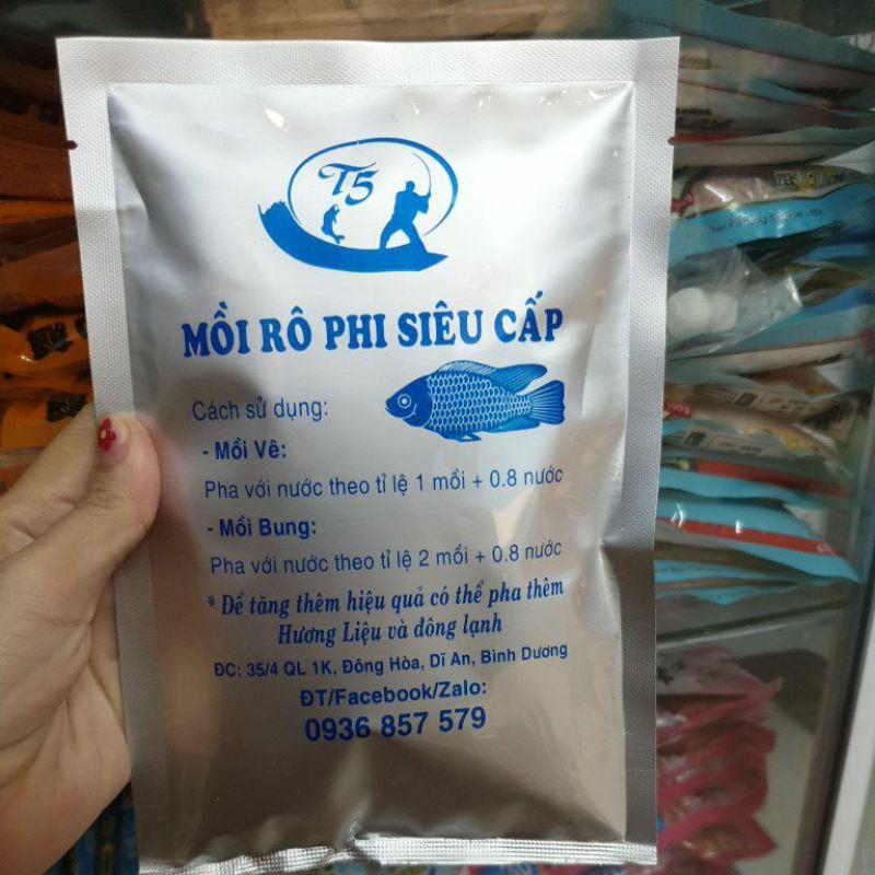 1 gói Mồi rô phi siêu cấp T5 / mồi câu tổng hợp T5