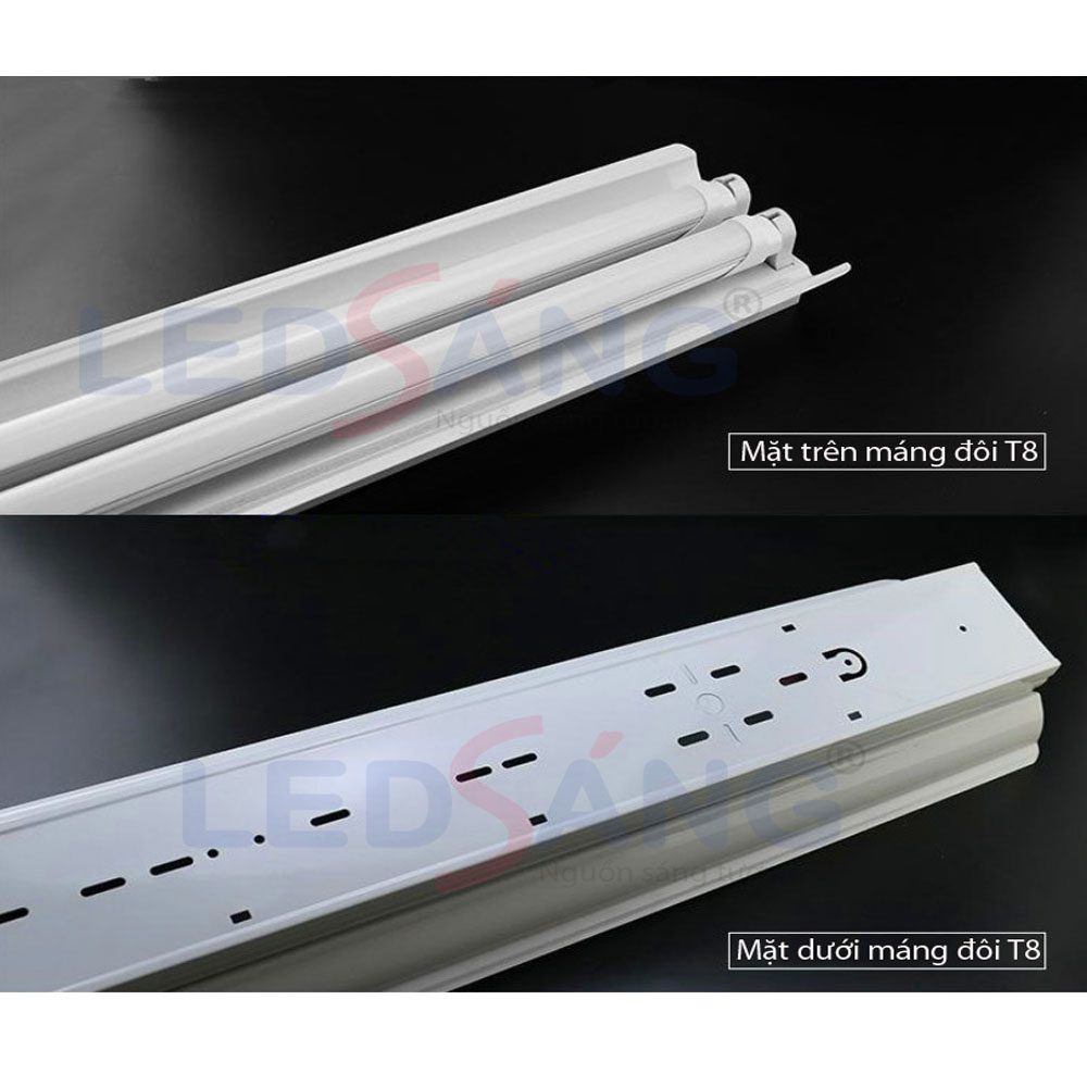 Máng đèn led - Máng đèn led đôi- Máng đôi có chóa -
Máng đèn led 2 bóng - Máng đèn led tuýp - Máng đèn dùng với 2 bóng led LS-C2-60 LS-C2-120 LEDSANG