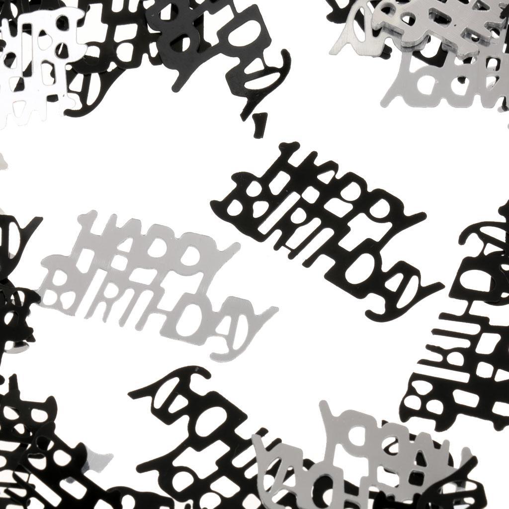 4xBirthday Celebration Confetti Party Decor Scatter Sprinkles Happy Birthday