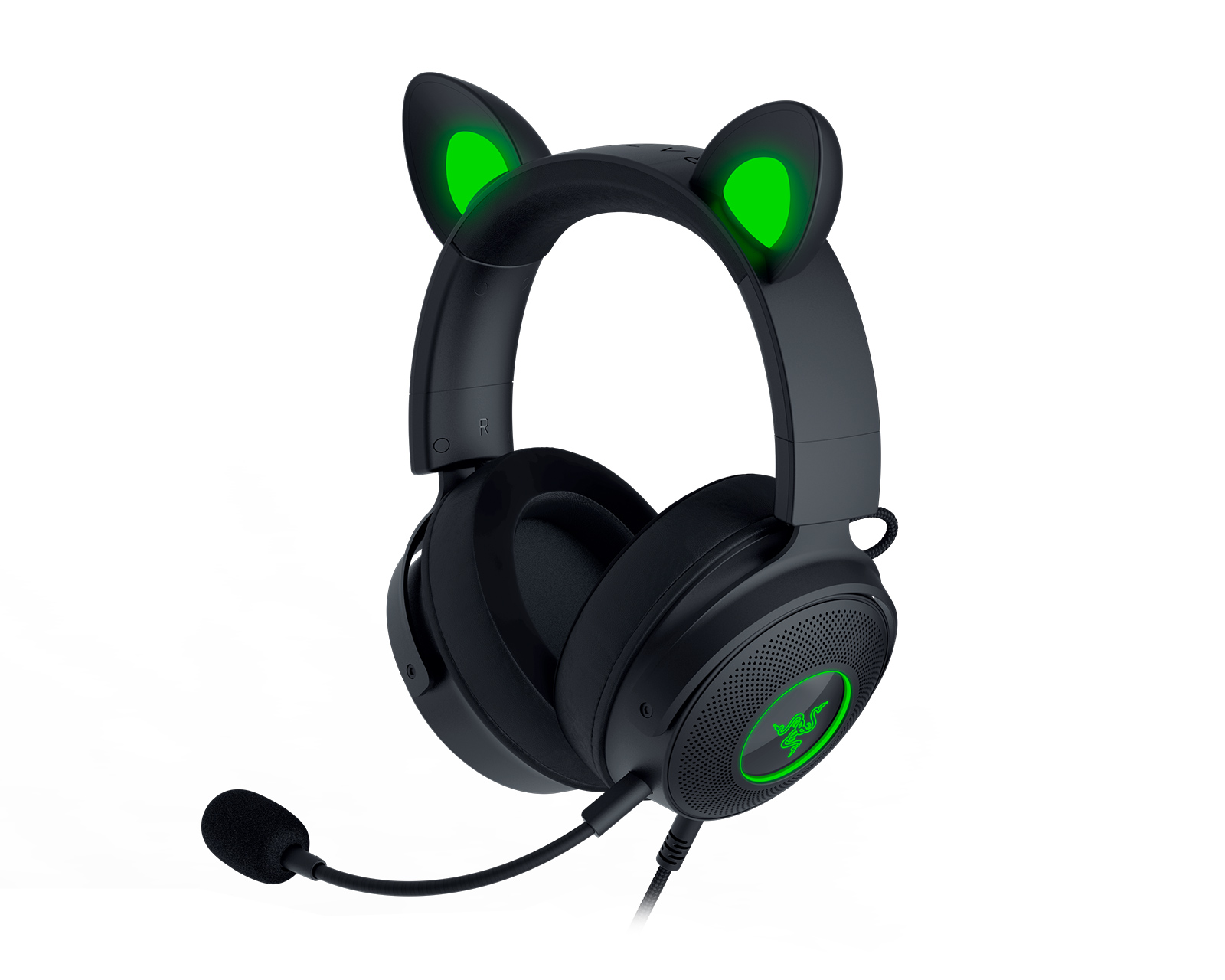 Tai nghe có dây chùm đầu Razer Kraken Kitty Edition V2 Pro-Wired RGB Headset with Interchangeable Ears_Mới, hàng chính hãng