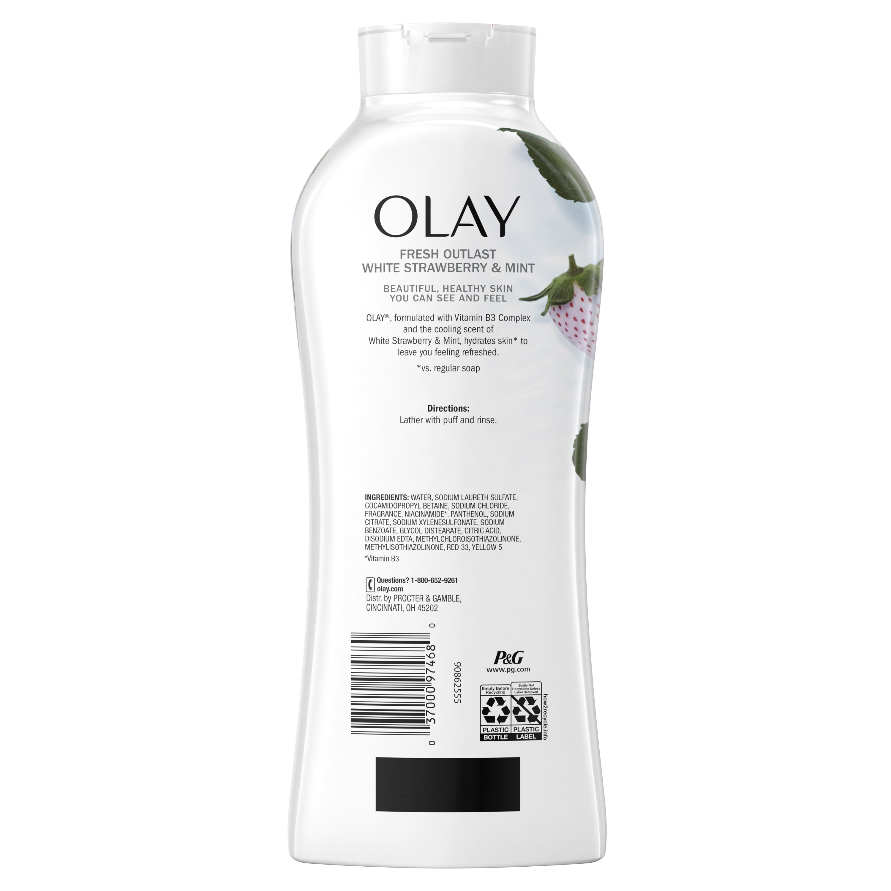 Sữa tắm Olay Strawberry &amp; Mint 650ml