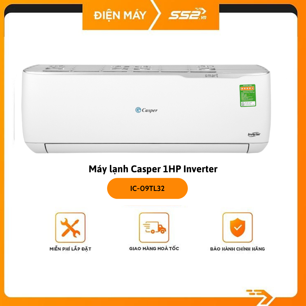 Máy Lạnh Casper Inverter 1 HP HC-09IA32 - Chỉ giao HCM