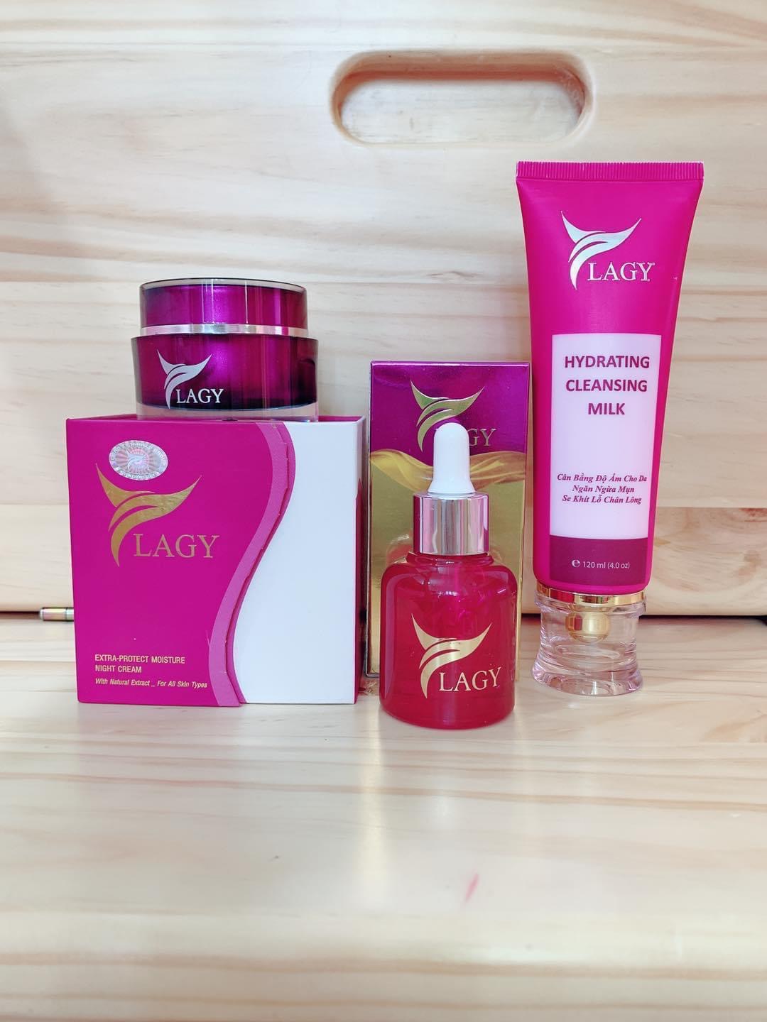 Combo 3 Mỹ Phẩm YLAGY: Kem Face + Serum + Sữa Rửa Mặt