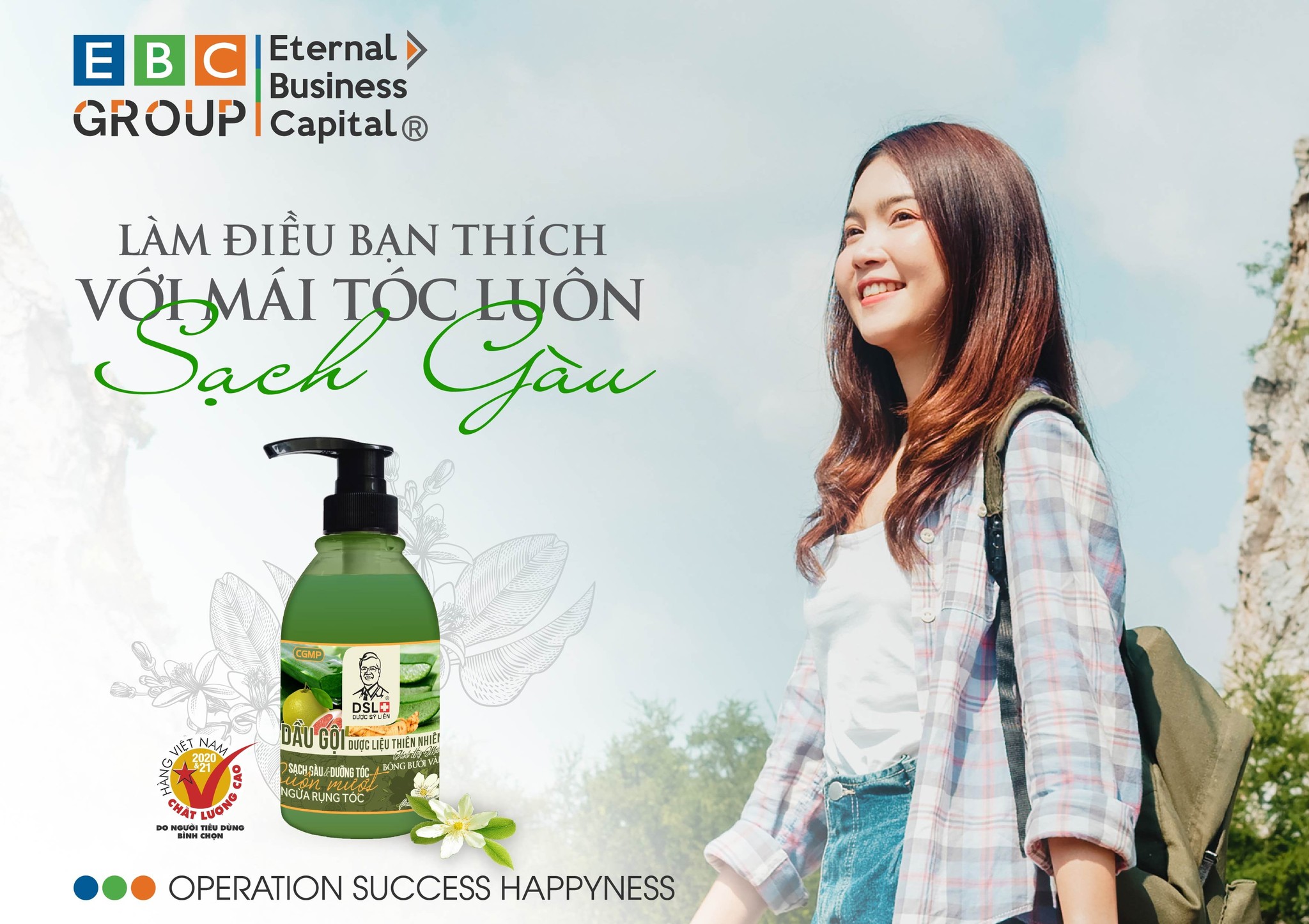 Dầu Gội Dược Liệu Thiên Nhiên Dược Sĩ Liên, Giảm Rụng Tóc, Sạch Gàu Ngứa 500g