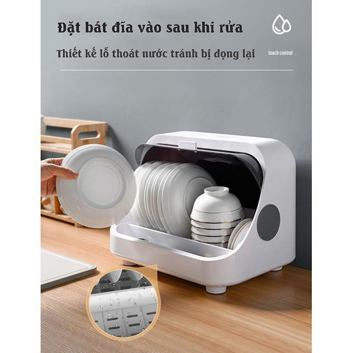 Tủ Chén Làm Khô Diệt Khuẩn Bằng Tia UV