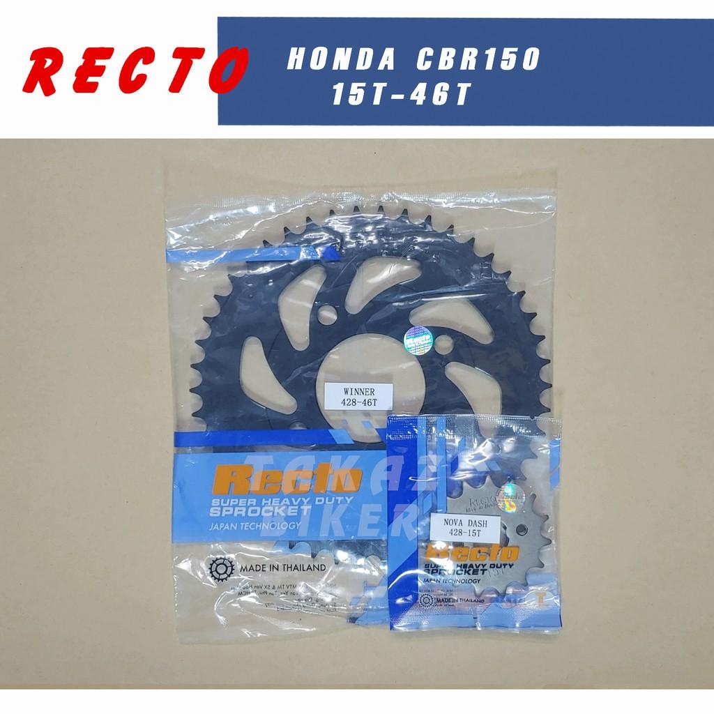B3 Nhông Sên Dĩa 15T x 46T Recto xe Honda CBR 150 - Sên VIX - TFX Phốt Cao Su PKN