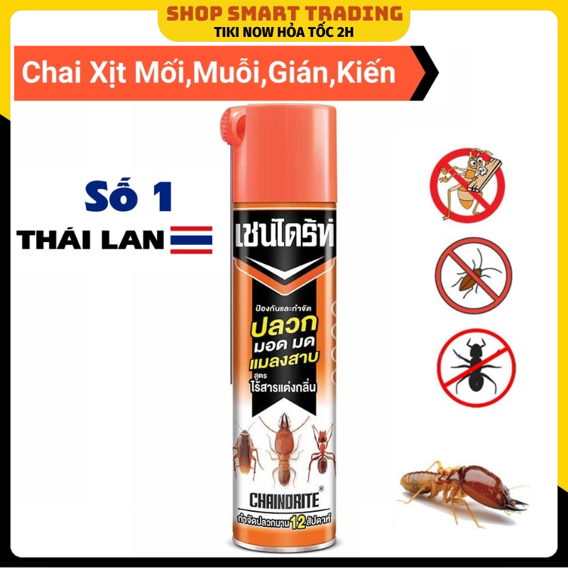 Bình Xịt Diệt Mối/Gián/Kiến/Côn Trùng. Thailand 100% (chai TO dung tích 600ml)