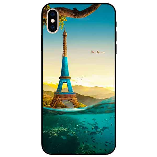 Ốp lưng in cho Iphone X/ Xs Mẫu Tháp Pháp