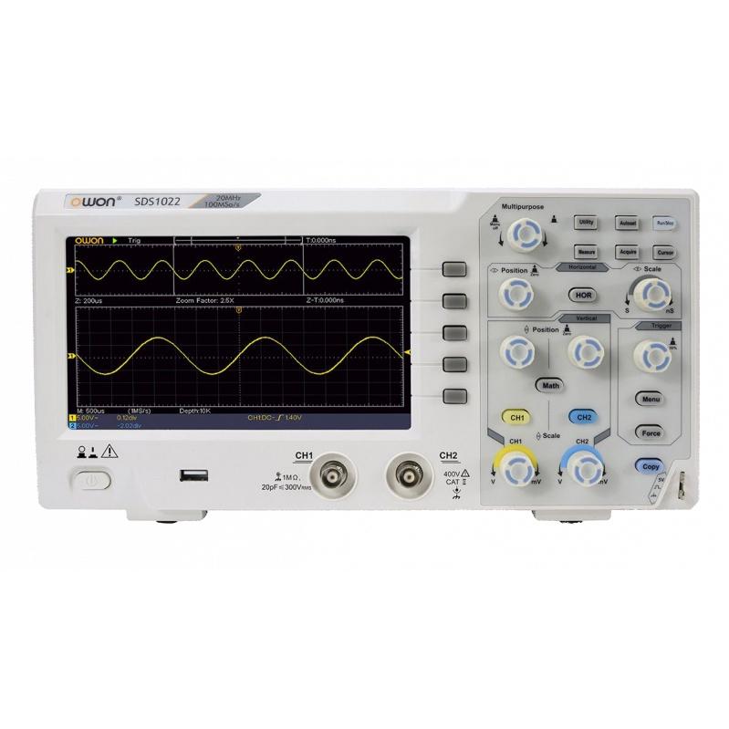 Máy hiện sóng số OWON SDS1022 (2 kênh, 20Mhz,100Ms/s)