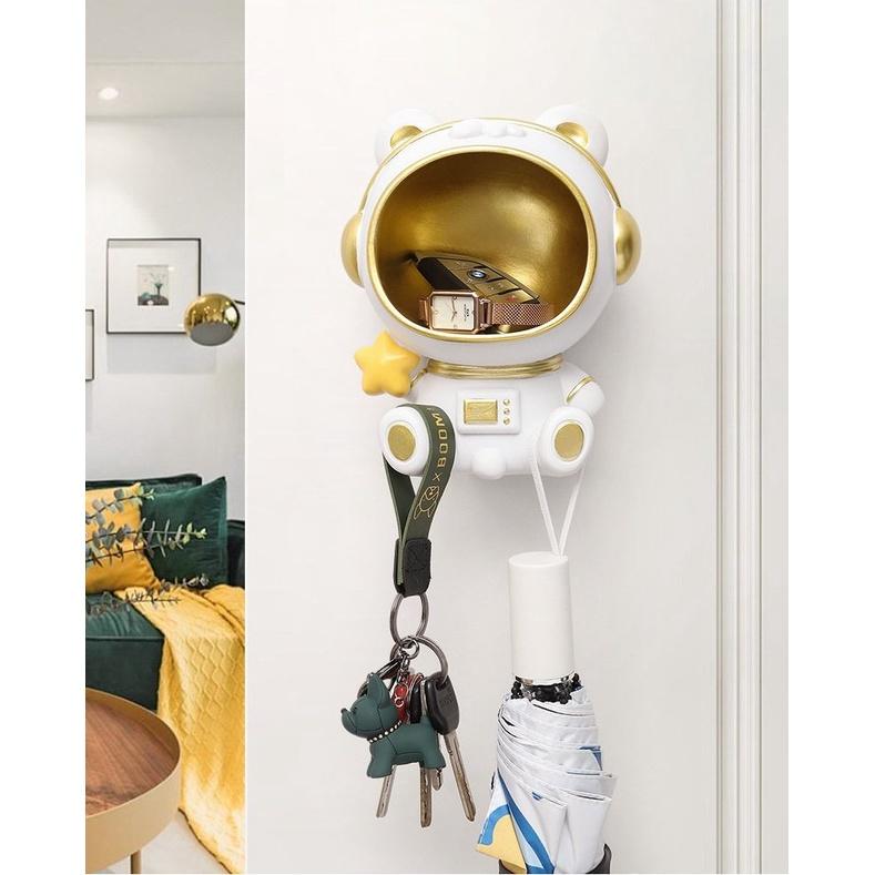 TƯỢNG MÈO PHI HÀNH GIA TREO TƯỜNG ĐỂ BÀN CATSPACE GIỮ ĐỒ TRANG TRÍ NHÀ CỬA ️ FREESHIP ️