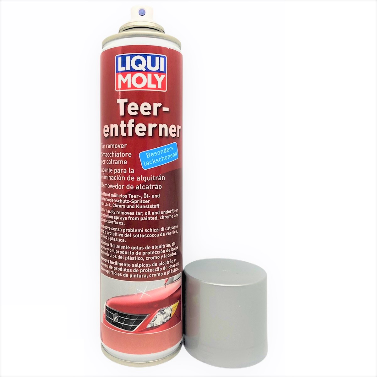 Chai xịt vệ sinh nhựa đường chuyên dụng Liqui Moly 1600 - Tặng kèm 1 khăn lau chuyên dụng 3M màu ngẫu nhiên