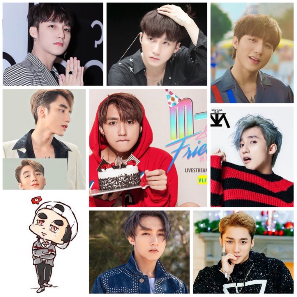 SET 30-60 Sticker Sơn Tùng MTP