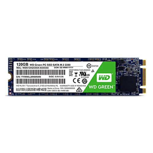 Ổ cứng SSD WD Green 120GB M.2 2280 SATA III [ Chính Hãng ]