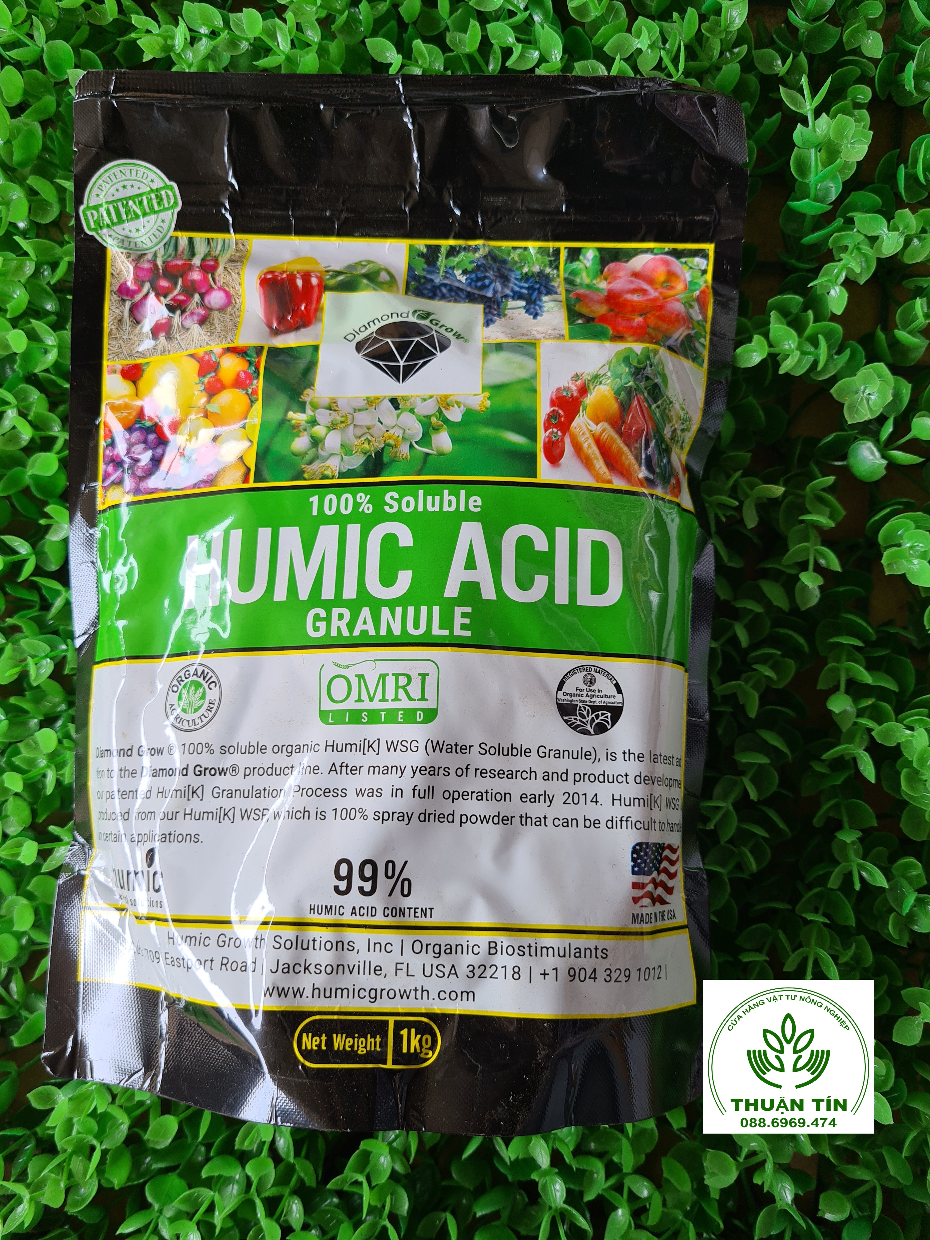 Humic Acid kích rễ nhập khẩu USA 1kg