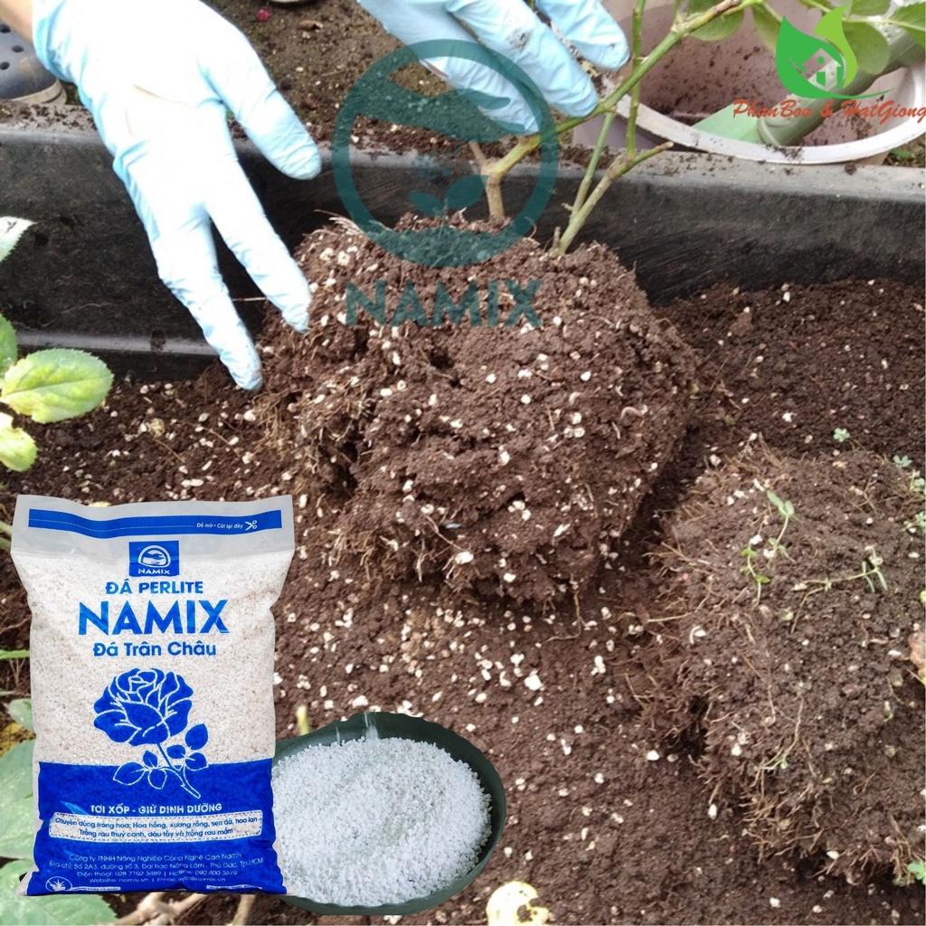 Đá Perlite Đá Namix Đá Trân Châu 5dm3 ~ 0.6kg - Cực Phẩm Cho Sen Đá, Xương Rồng - Shop Phân Bón và Hạt Giống