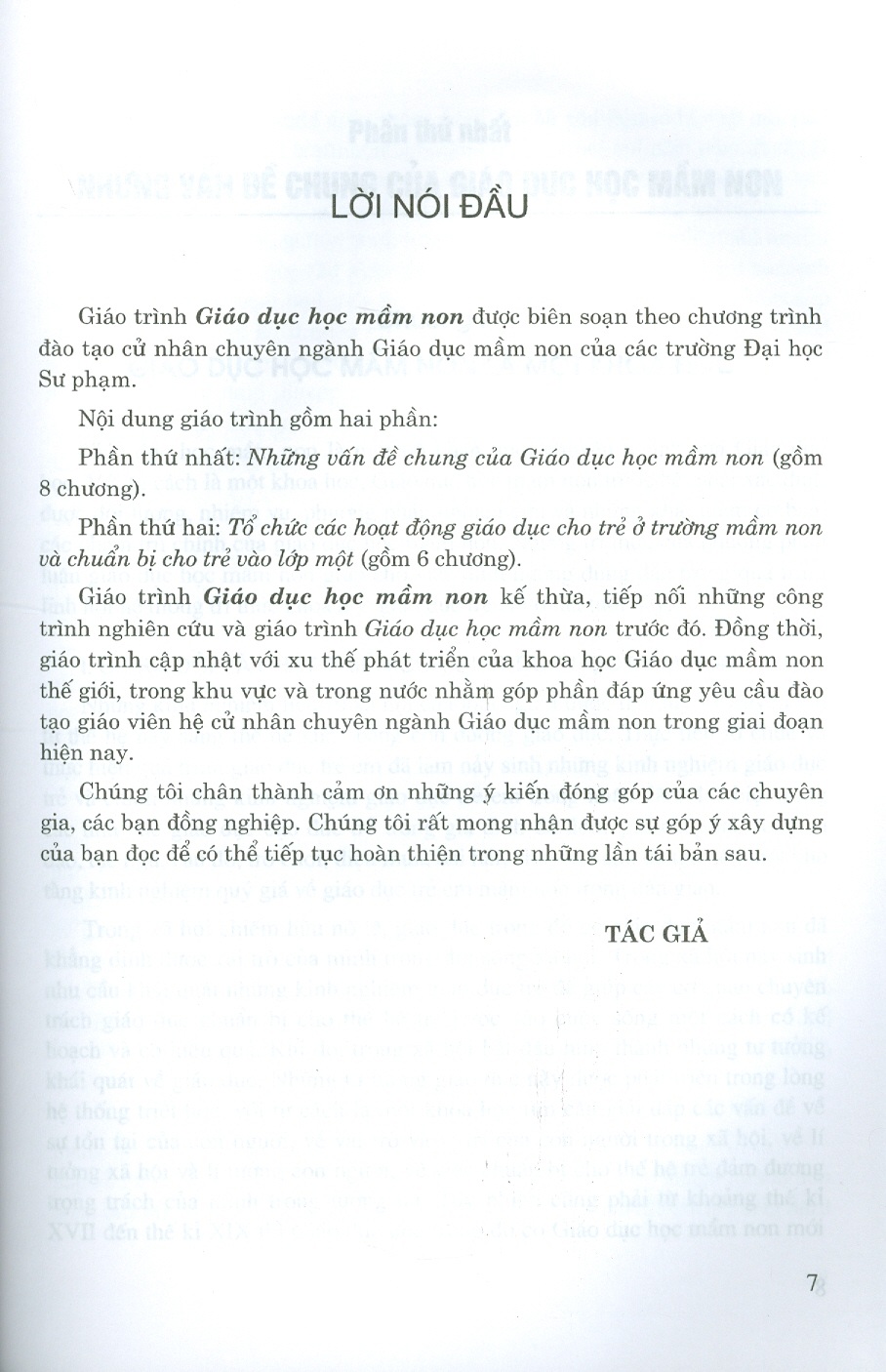 Giáo trình Giáo Dục Học Mầm Non (ĐHSP) - Nguyễn Thị Hòa