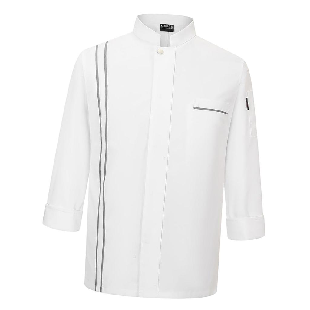 Winter Chef Jackets Long Sleeved Coat Hotels Kitchen Uniforms For Women Men