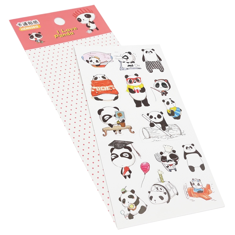 Bộ 3 Sticker Panda GUBHZMT03815 - Mẫu 3