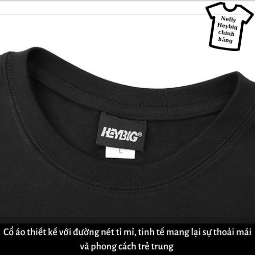 Áo Phông Ngắn Tay Cổ Tròn Nelly Heybig Phong Cách Hồng Kông Rộng Rãi