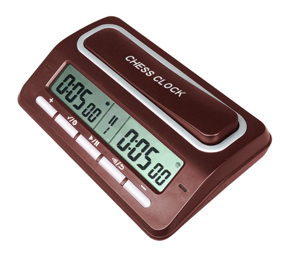 Combo 6 cái Đồng hồ thi đấu cờ PS-393 (39 chế độ chỉnh thời gian) màu Nâu