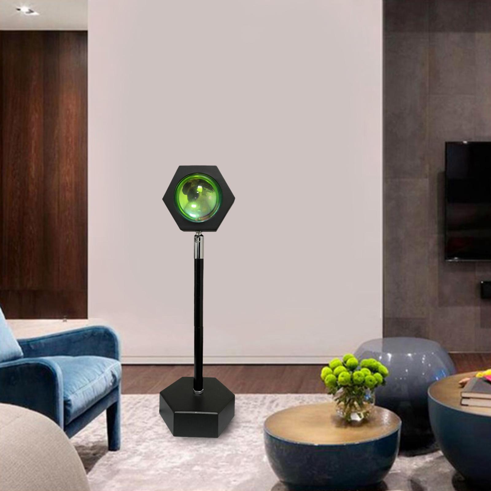 USB Sunset Projection Atmosphere Light Lamp Background Party Decor