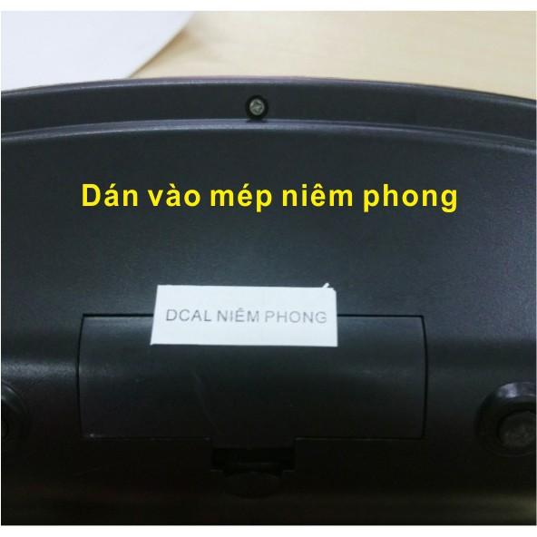 Decal Niêm Phong ( Decal Bể ) A4