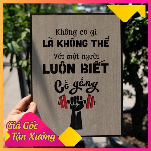 Tranh Decor tạo động lực theo tên slogan những câu nói hay