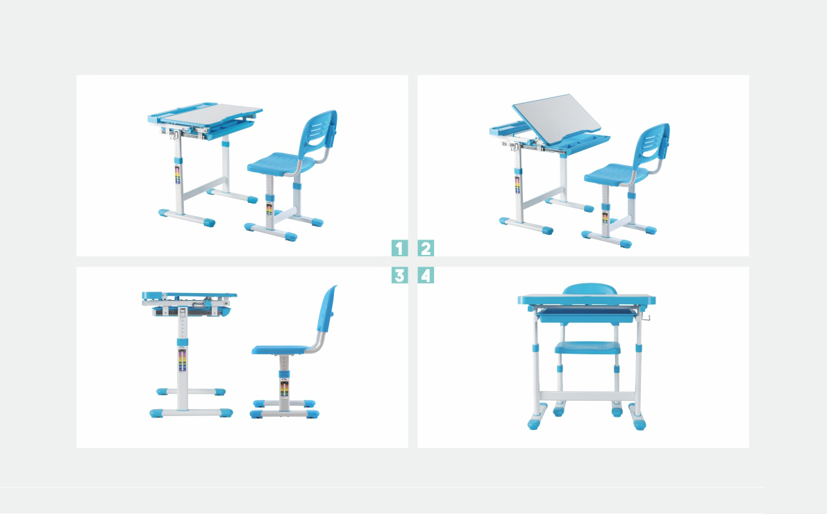 Bộ bàn ghế học sinh có thể điều chỉnh chiều cao (B204