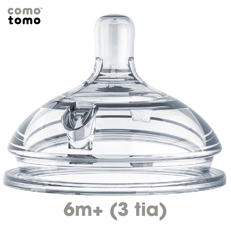 Combo 2 Núm Ty Rời Comotomo Size 3 dành cho bé từ 6 tháng