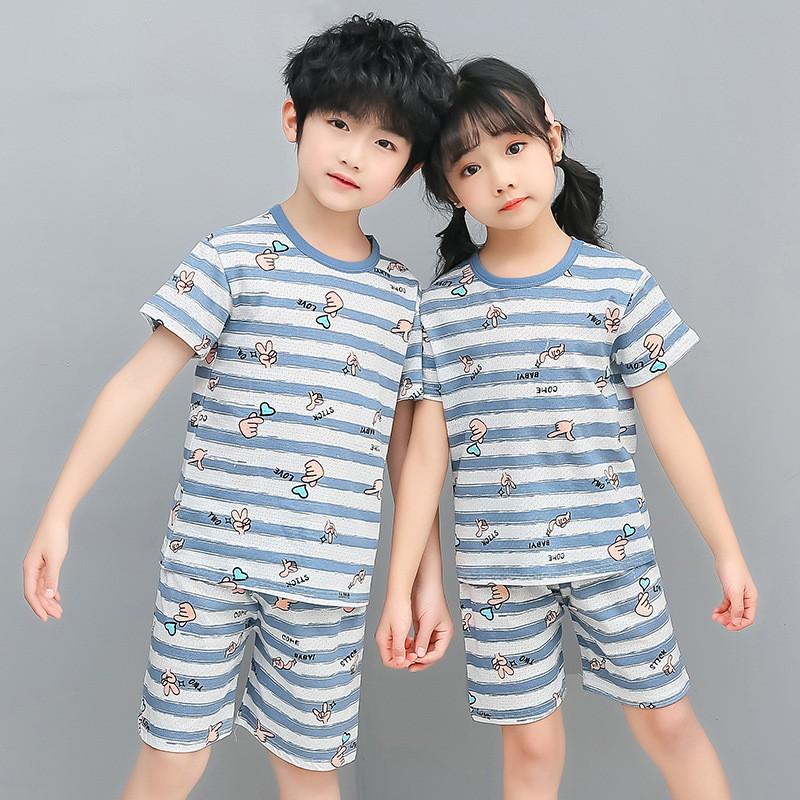 BT24 Size90-150(9-35kg) Bộ thun hè bé-vải thông hơi Hàn quốc 100% cotton xịn Quần áo trẻ em