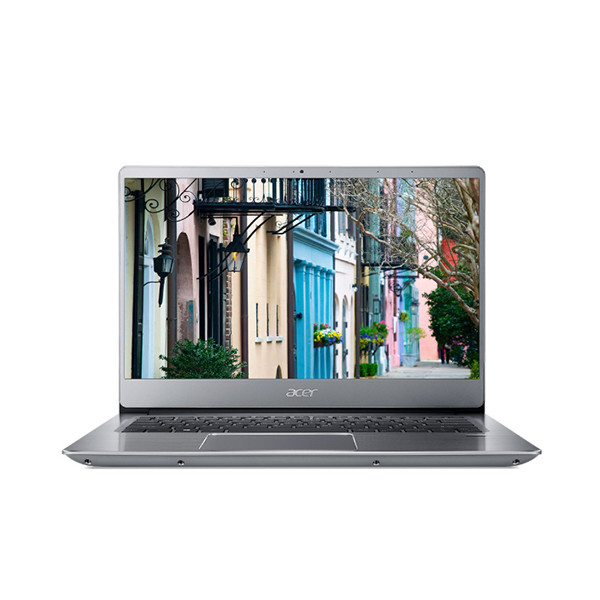 Laptop Acer Swift 3 SF314-56-50AZ/ Core i5-8265U(1.60 GHz/6MB)/ 2x4GBRAM/ 256GBSSD/ Intel UHD Graphics/ 14FHDIPS/ Webcam/ Wlan ac+BT/ FPR/ 4cell/ Win 10 Home/ Bạc (Sparkly Silver)/ 1Y WTY_NX.H4CSV.008 - Hàng Chính Hãng