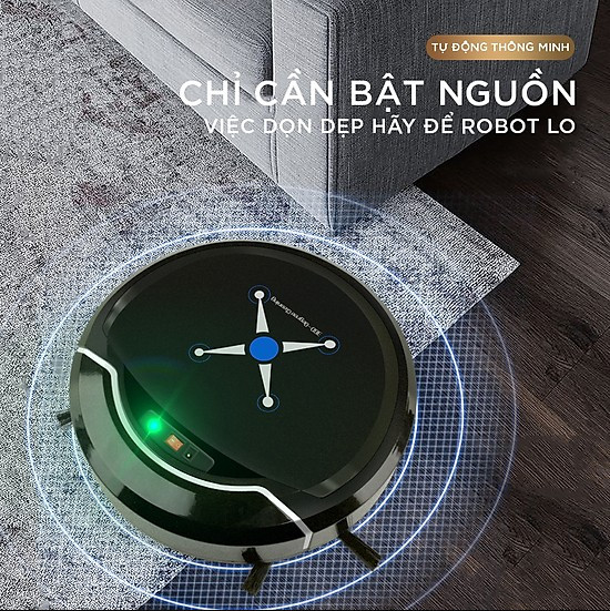 Robot Hút Bụi Thông Minh Đa Năng IntelSweep - Hút Cực Mạnh, Hút Lông Chó Mèo, Siêu Sạch, Pin Lâu, Ít Ồn