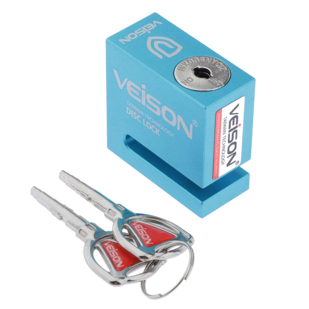 Xe Máy ATV Khóa Đĩa Chống Trộm Phanh Đĩa, Xanh Kim Loại