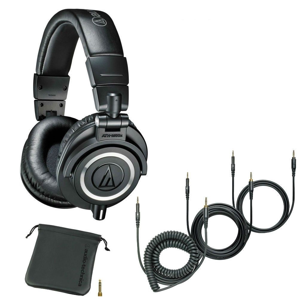 Tai nghe kiểm âm Audio-Technica ATH M50x chuyên nghiệp hiện đại -  Hàng chính hãng