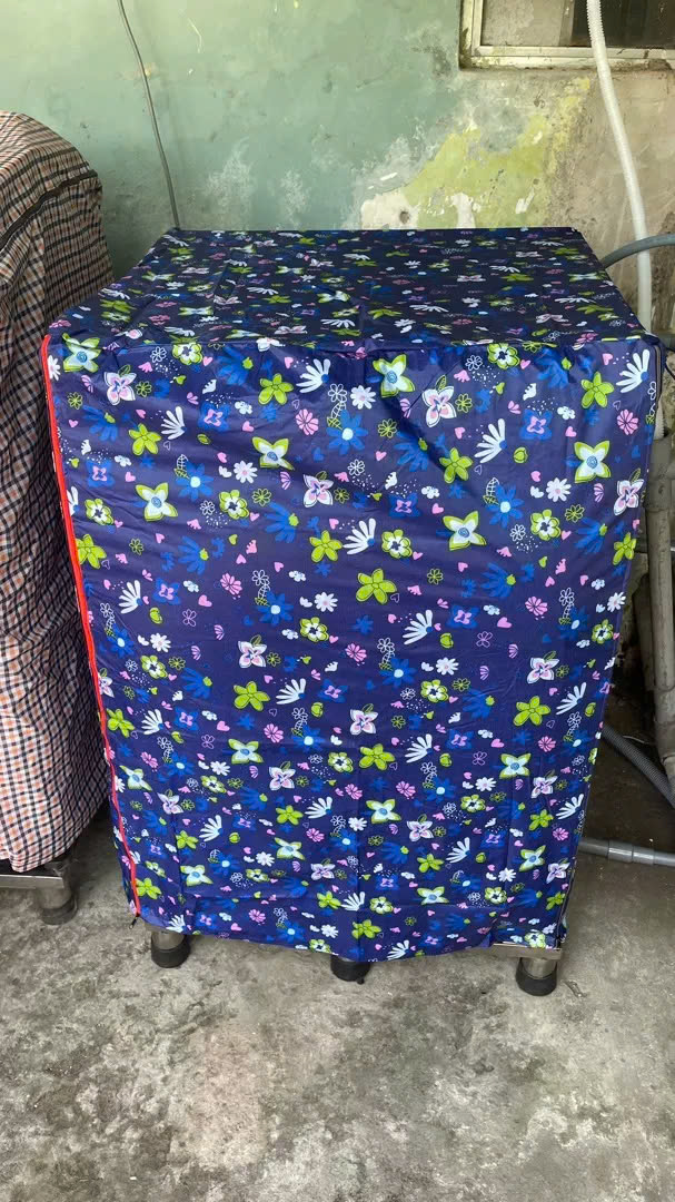 Áo Trùm Máy Giặt 6-15Kg Cửa Trên – Vải Dù Chống Thấm, Giao Màu Ngẫu Nhiên