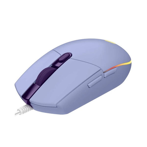 Chuột Gaming có dây Logitech G203 Màu Tím Lilac (910-005853)- Hàng chính hãng