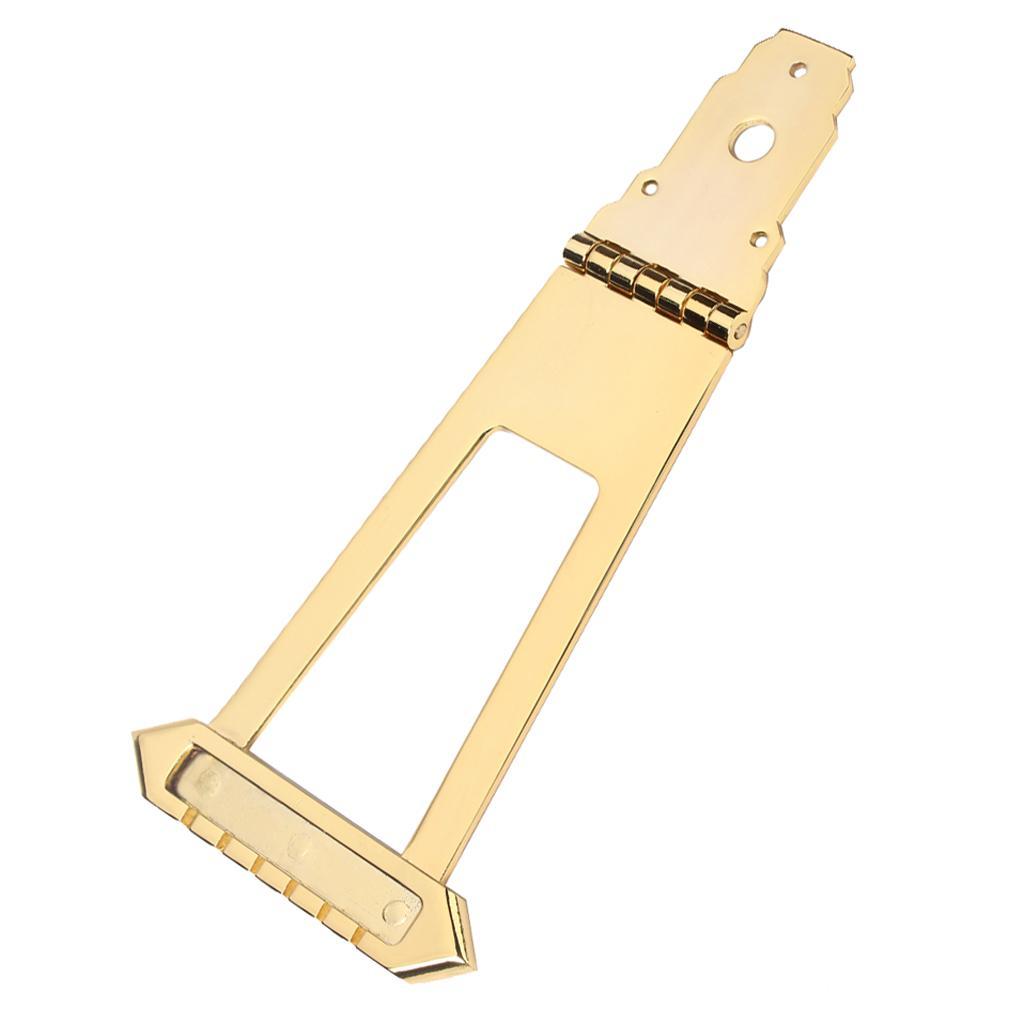 Guitar Tailpiece Bridge Jazz Archtop Replacement Golden