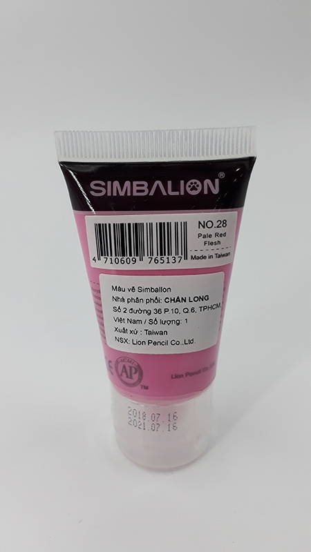 Màu Vẽ Simbalion Acrylic 30ml NAC30 - 28 - Hồng Da