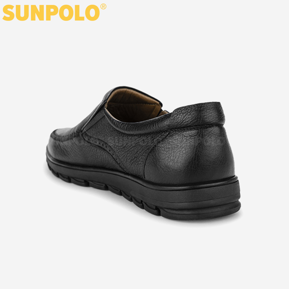 Giày Mọi Nam Da Bò SUNPOLO MU1732 Êm ái, bền bỉ