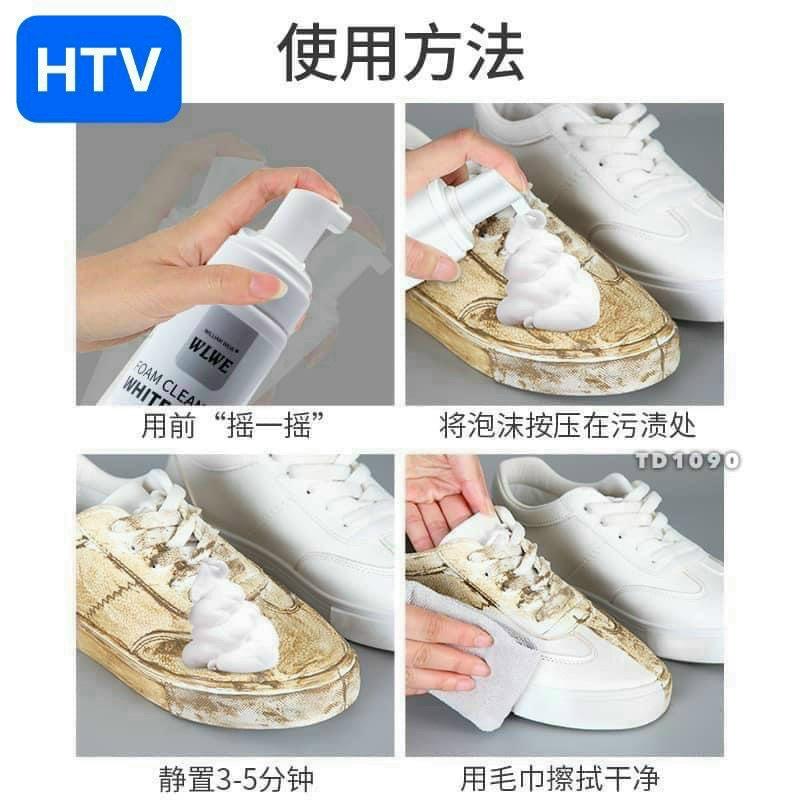 Chai xịt bọt làm sạch giày Sneaker 200ml - Chai xịt bọt làm sạch chuyên cho giày Sneaker