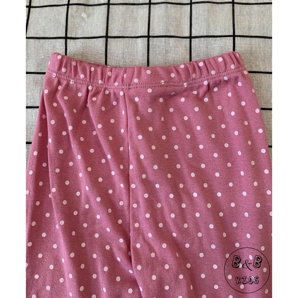 Quần legging bé gái chất liệu cotton co dãn đủ màu sắc họa tiết dễ thương cho bé ngày năng động