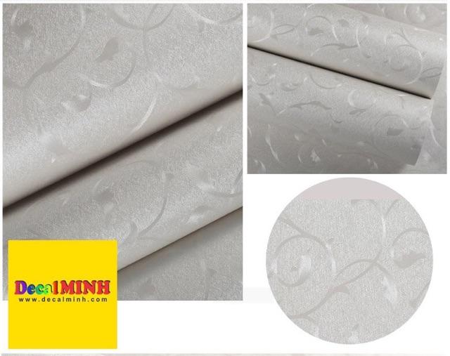 2m Decal Dán Tường Chống Nước Bông 3D Trắng '\/'