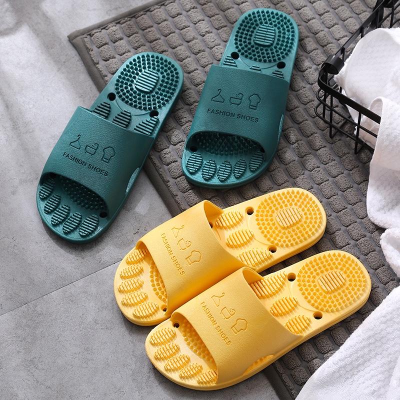 Dép massage đi trong nhà tắm SHOES,dép đúc nguyên khối chống trơn trượt,có gai mềm massage cực tốt cho sức khỏe