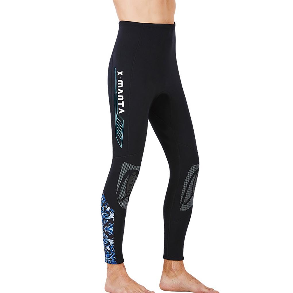 DIVE SAIL 3MM Neoprene Pants Split-type Seamless Stitching Three-layer Sun-proof Stretchy Diving Leggings forELEN