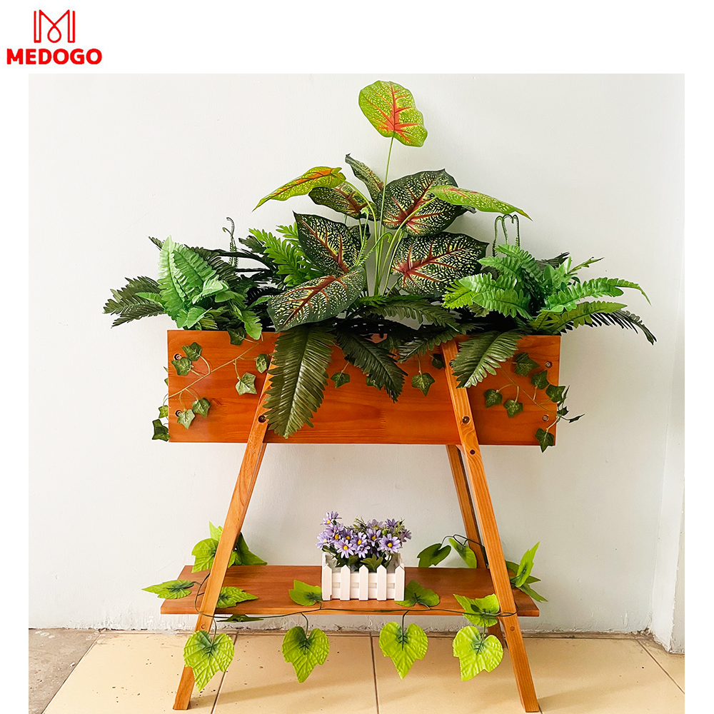 Chậu gỗ trồng cây nâng cấp, chậu trồng cây trang trí